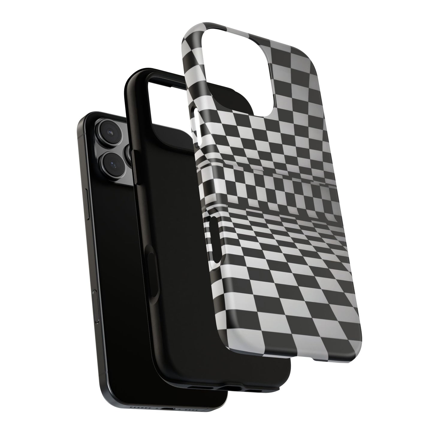 iphone case Checkered Optical Illusion