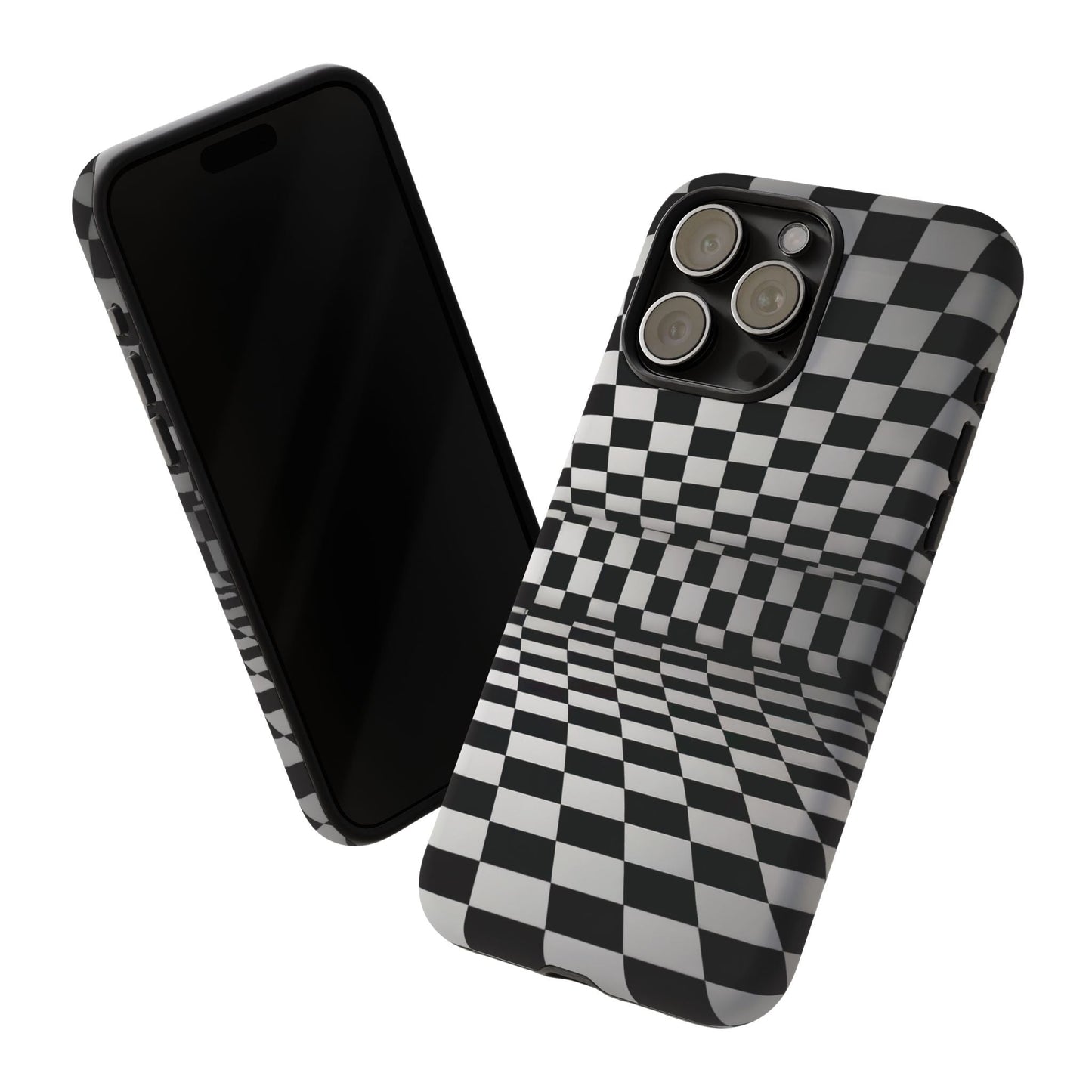 iphone case Checkered Optical Illusion