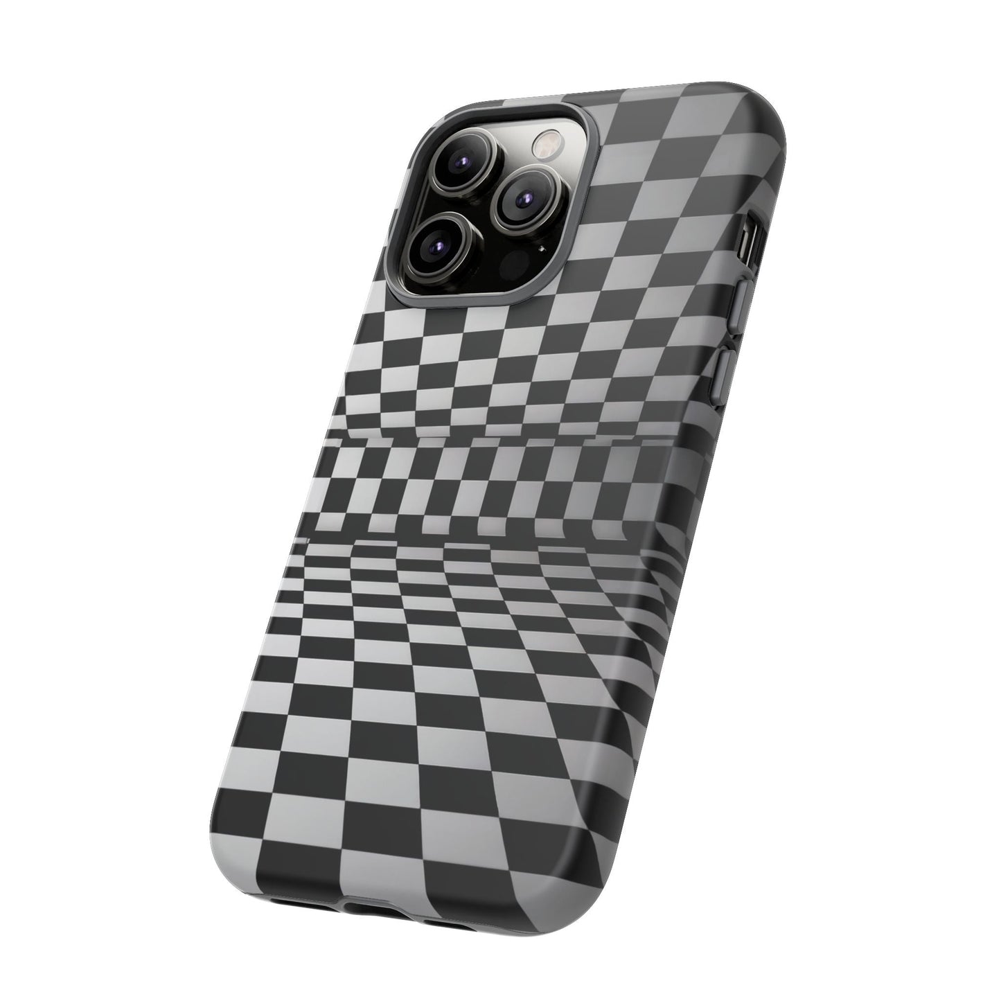 iphone case Checkered Optical Illusion