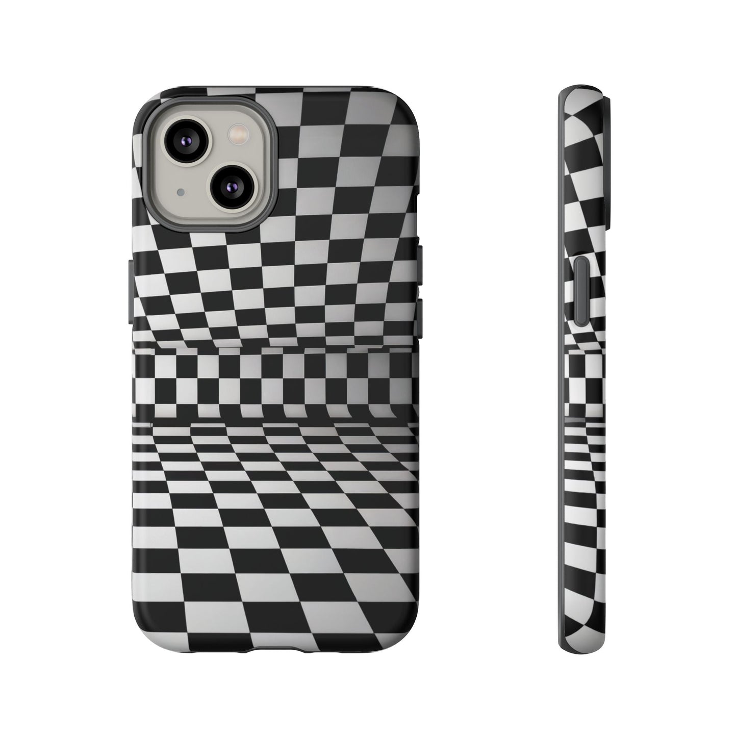 iphone case Checkered Optical Illusion iPhone 14