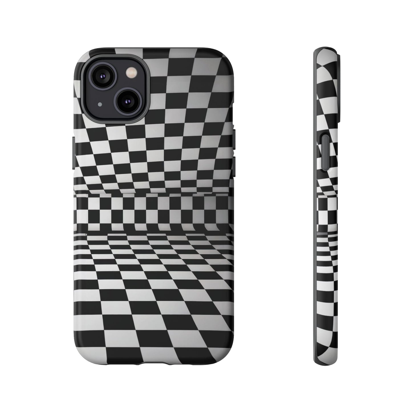 iphone case Checkered Optical Illusion iPhone 14 Plus
