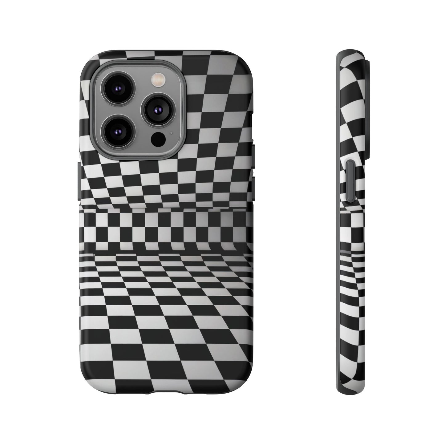 iphone case Checkered Optical Illusion iPhone 14 Pro