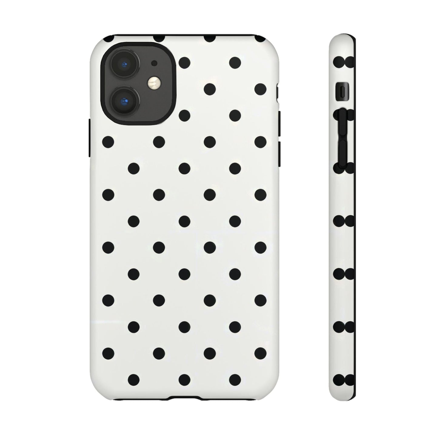 iphone case Classic Black Polka iPhone 11