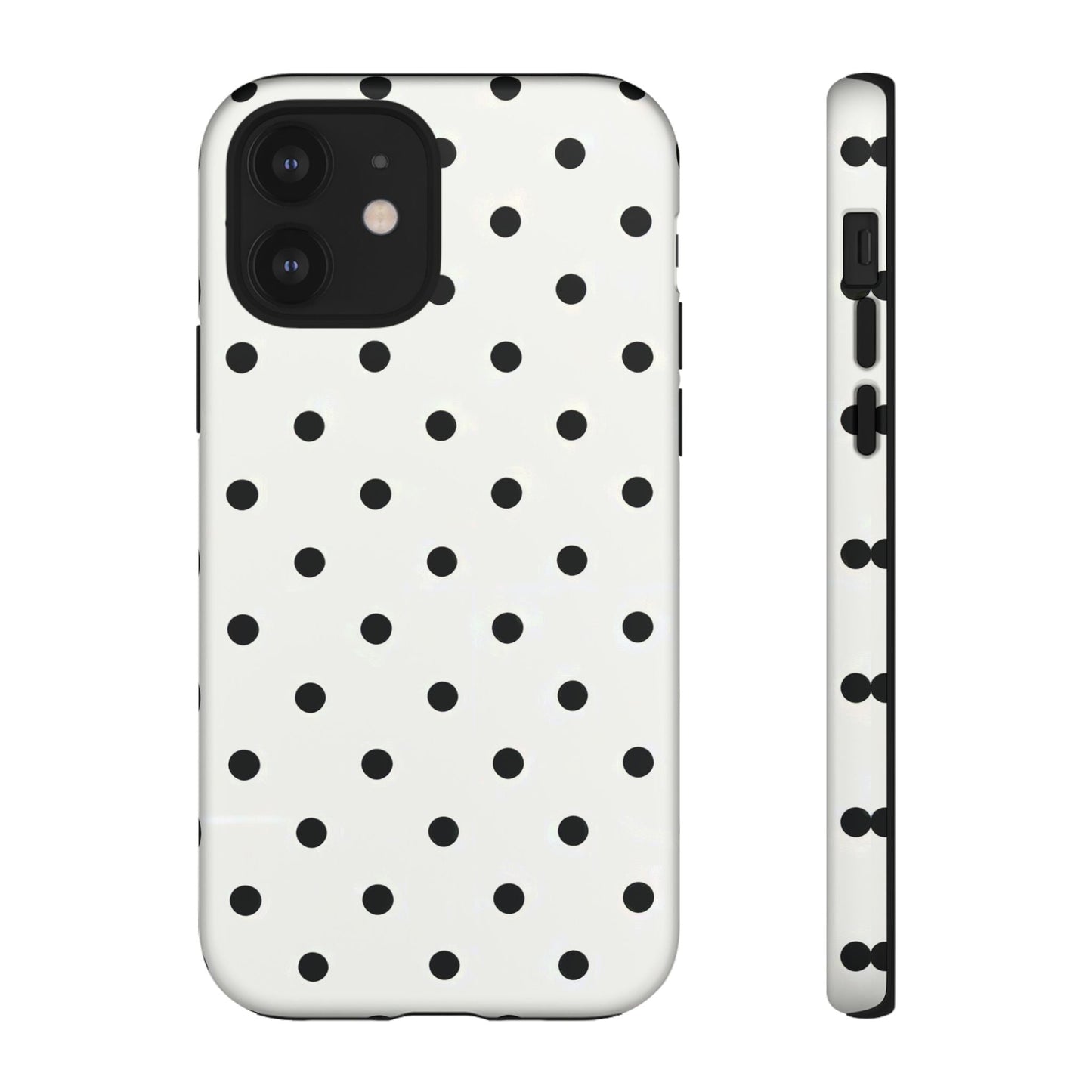iphone case Classic Black Polka iPhone 12