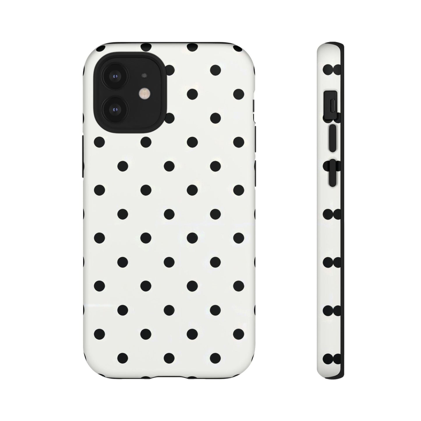 iphone case Classic Black Polka iPhone 12 Mini