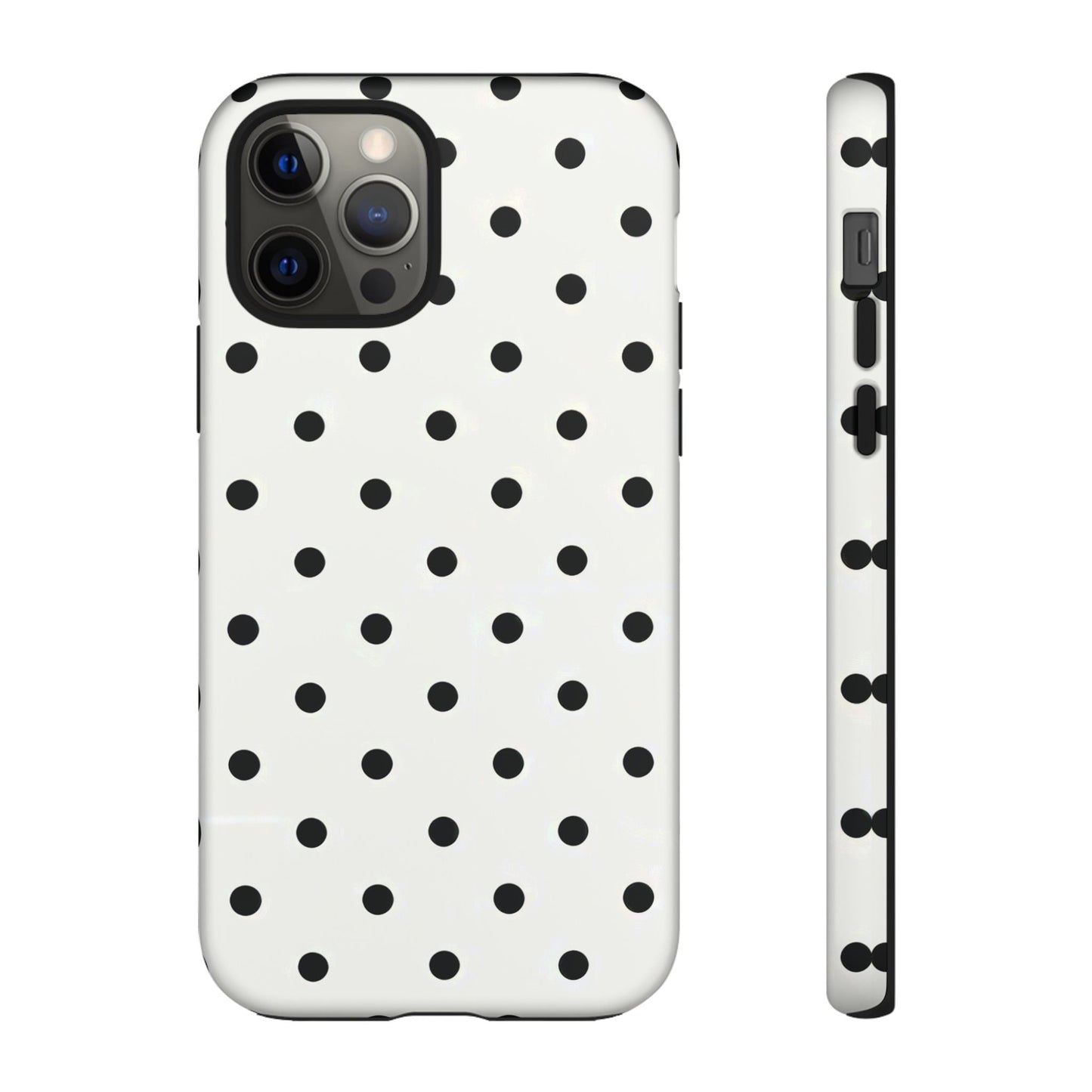 iphone case Classic Black Polka iPhone 12 Pro