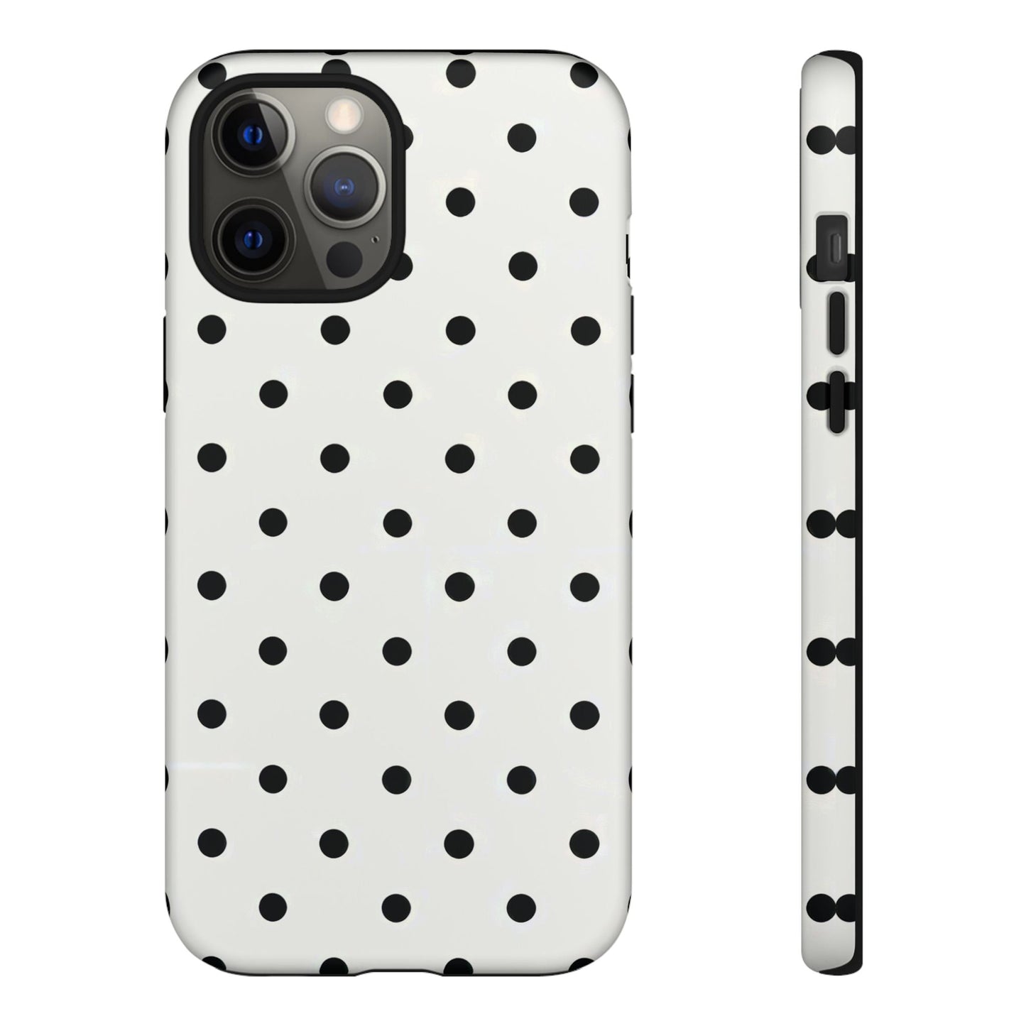 iphone case Classic Black Polka iPhone 12 Pro Max