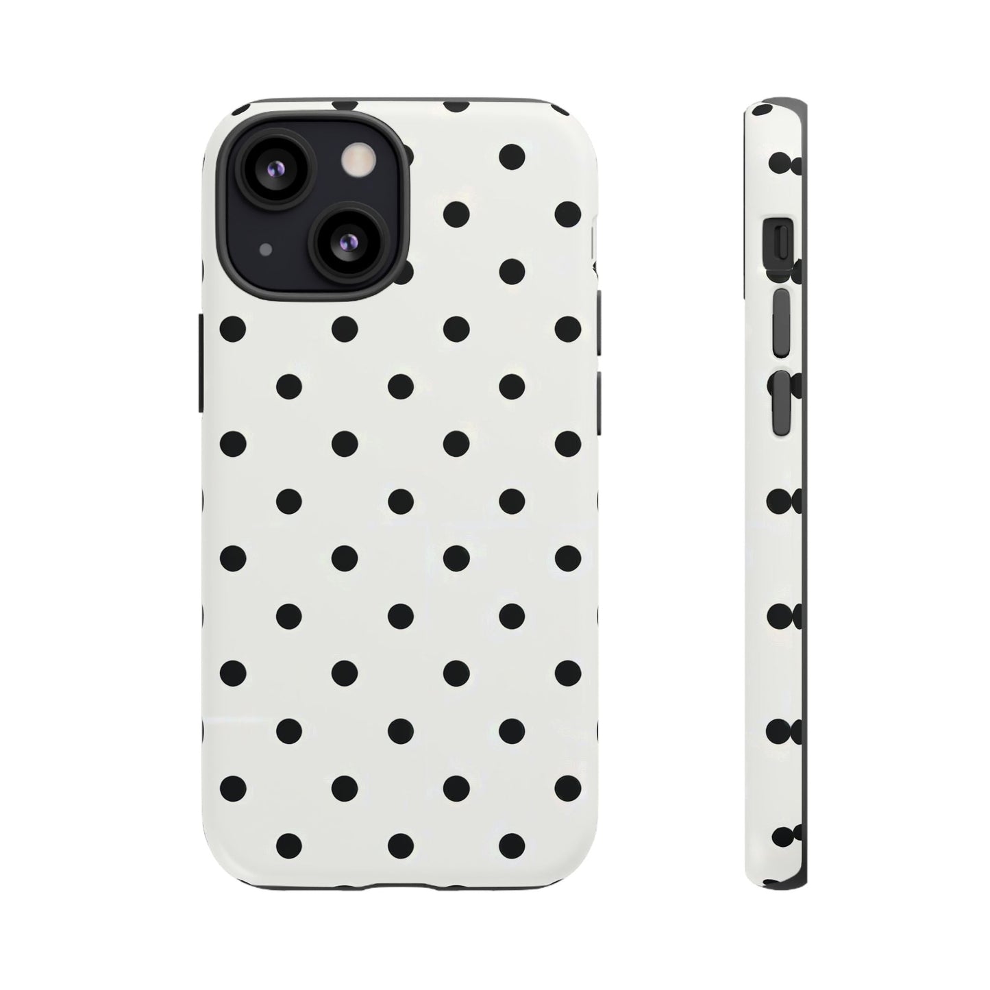 iphone case Classic Black Polka iPhone 13 Mini