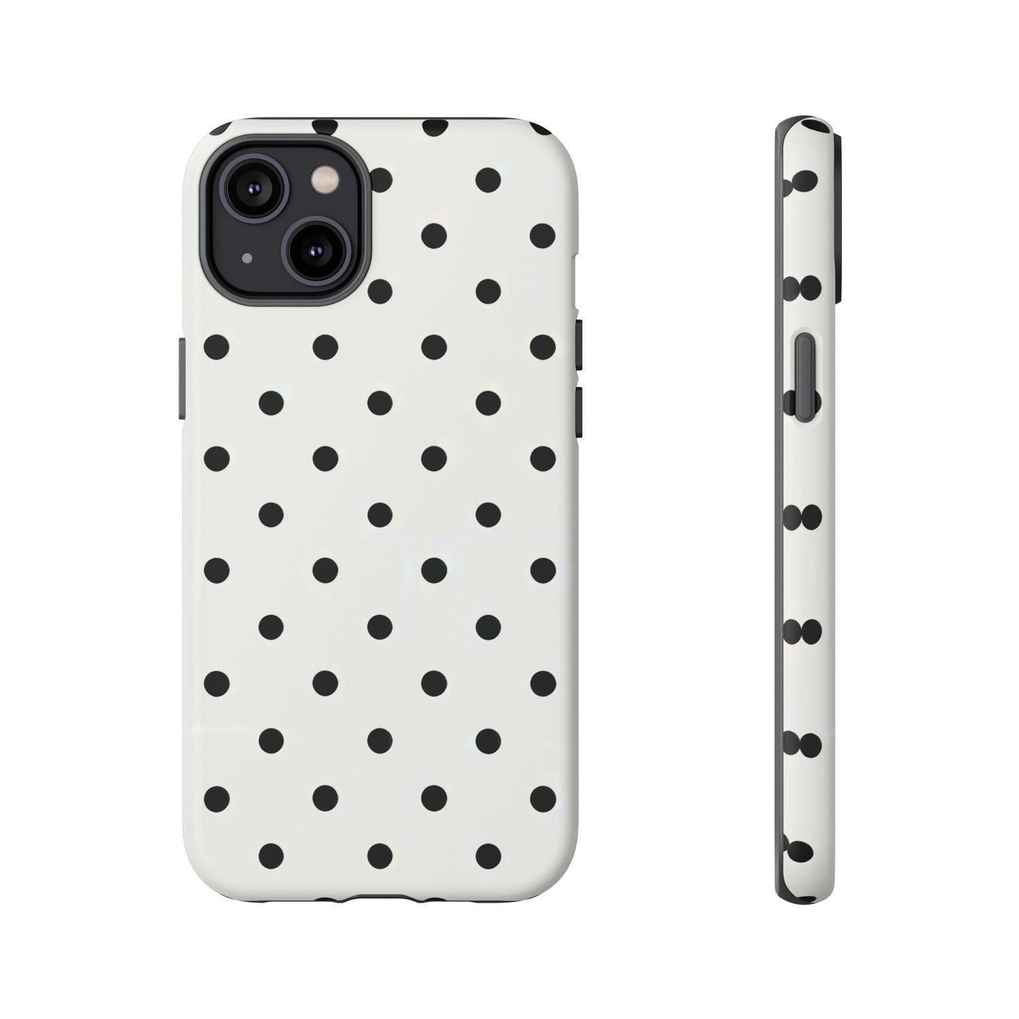 iphone case Classic Black Polka iPhone 14 Plus