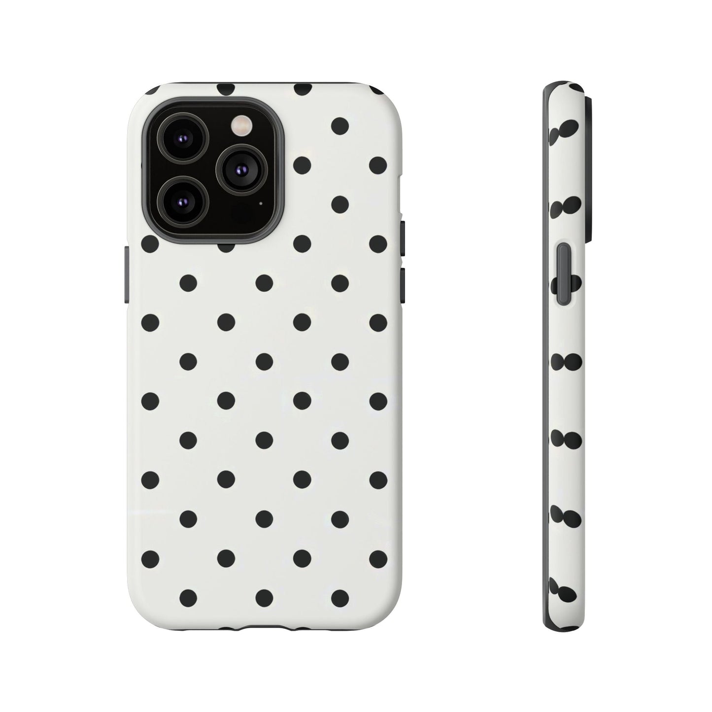 iphone case Classic Black Polka iPhone 14 Pro Max