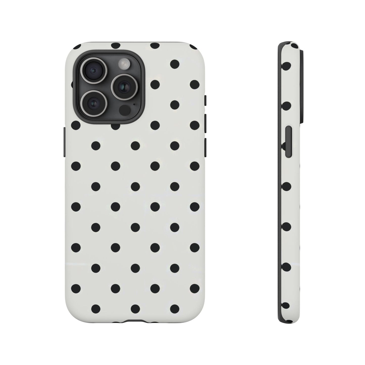 iphone case Classic Black Polka iPhone 15 Pro Max