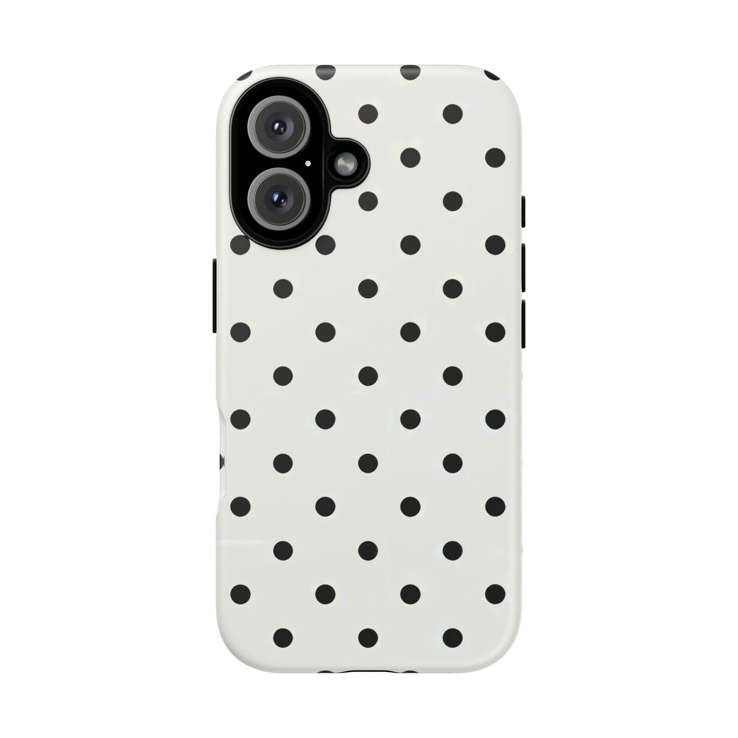 iphone case Classic Black Polka iPhone 16