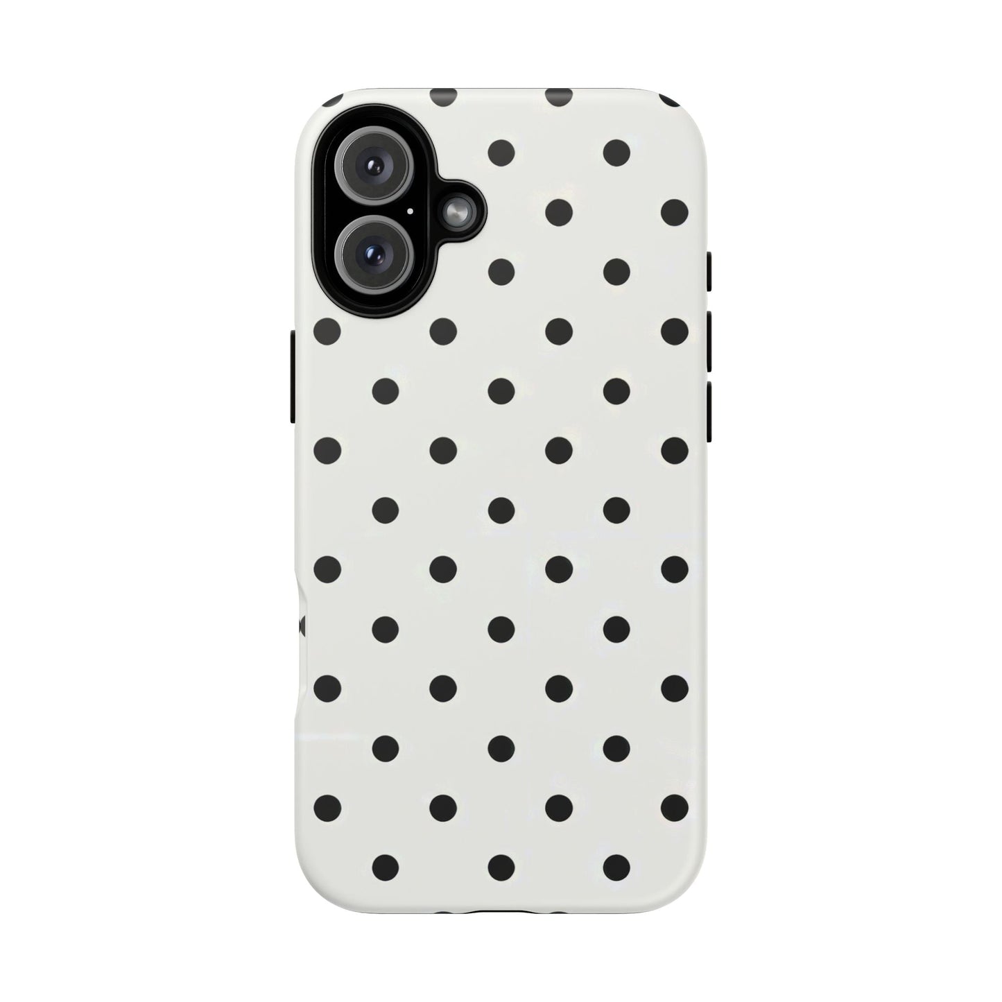 iphone case Classic Black Polka iPhone 16 Plus