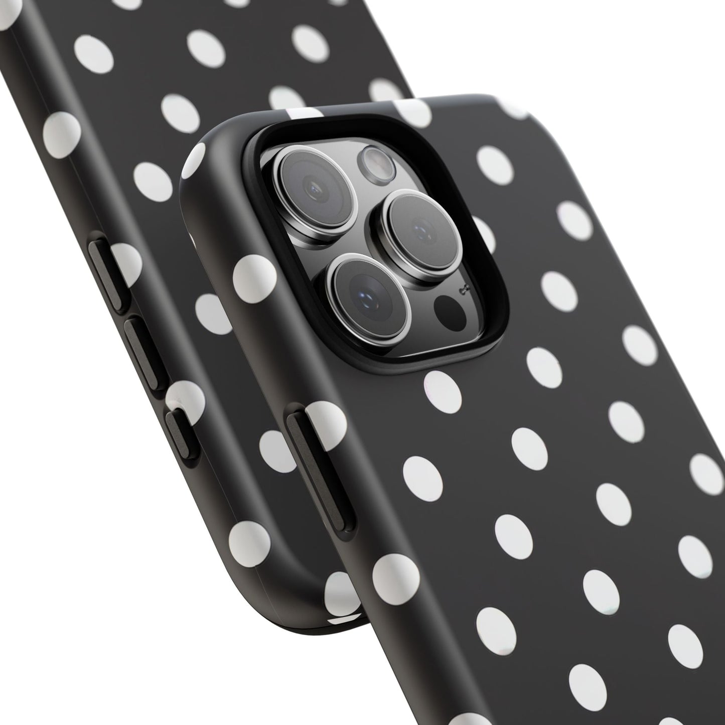 iphone case Classic Black & White Dots