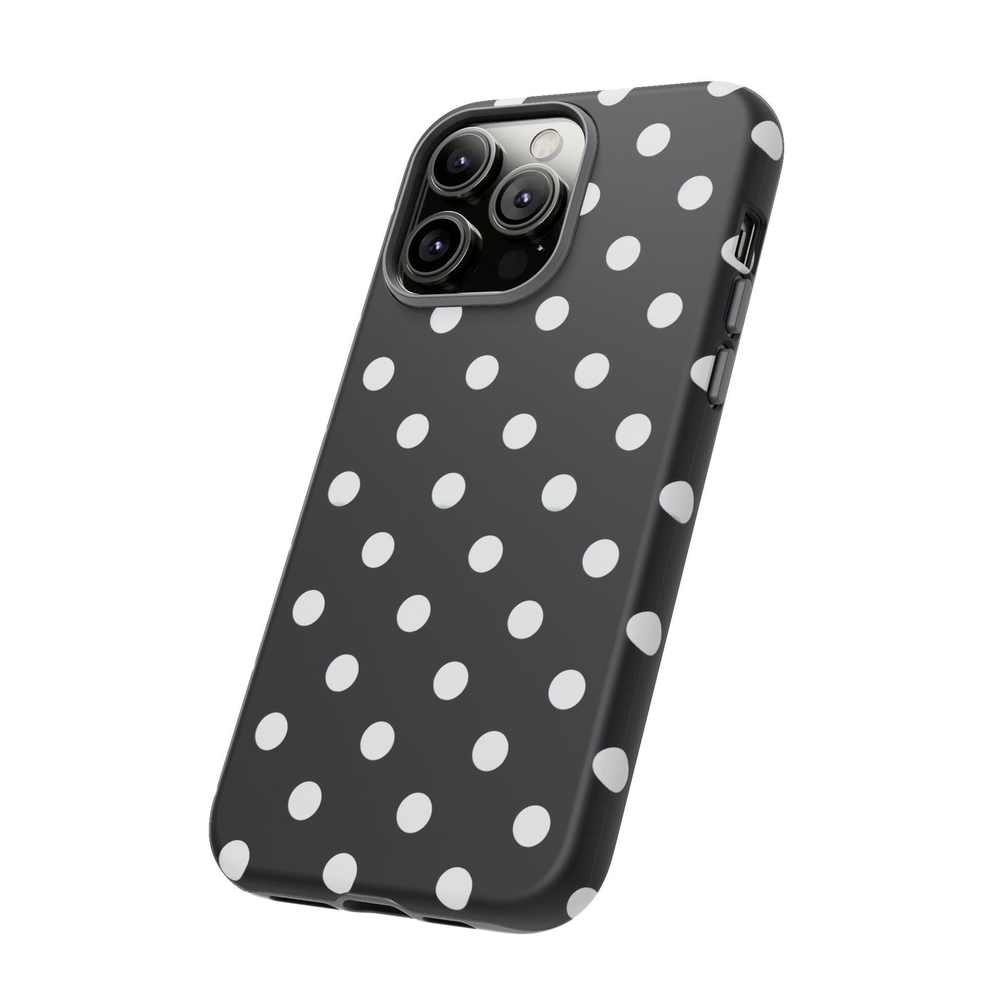 iphone case Classic Black & White Dots