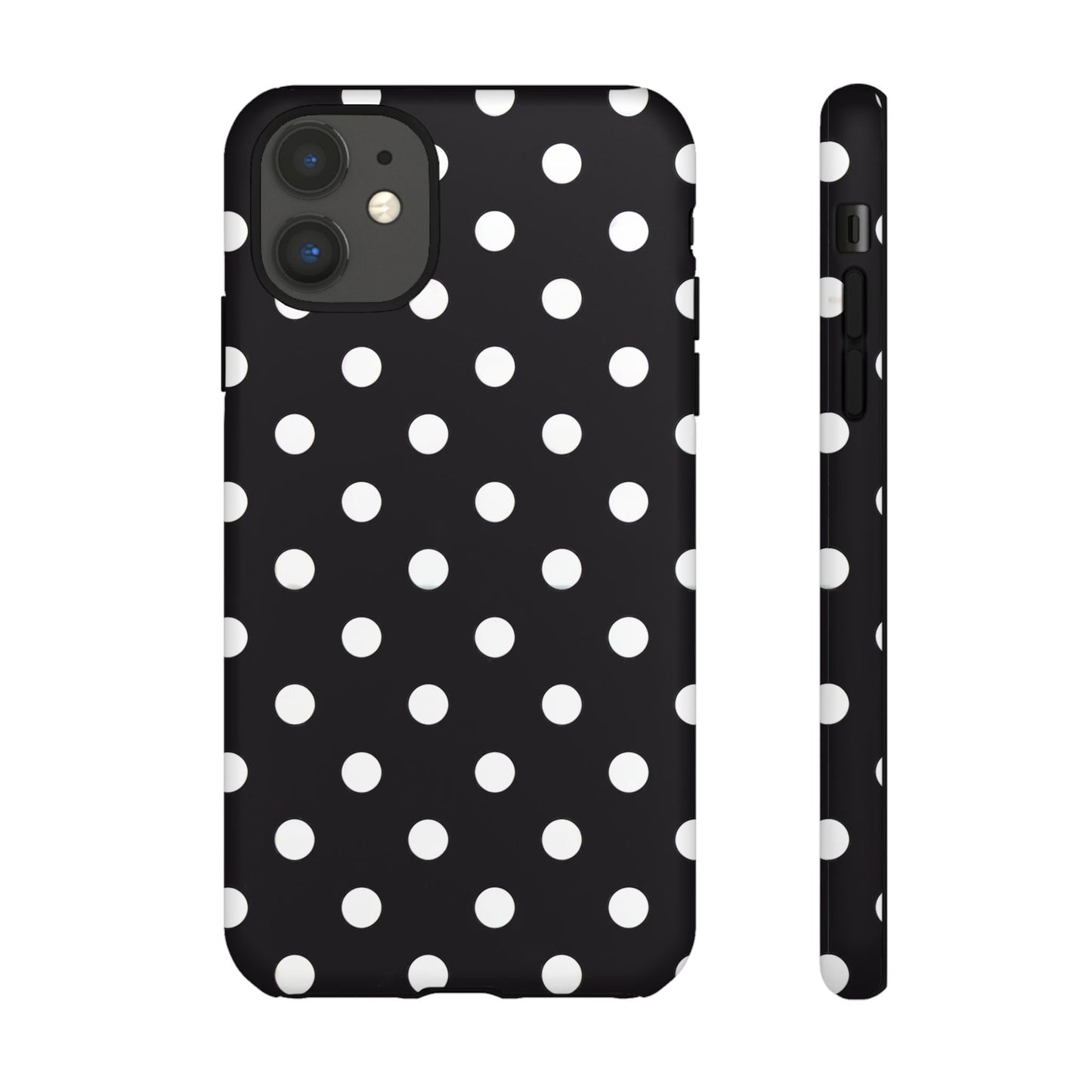 iphone case Classic Black & White Dots iPhone 11