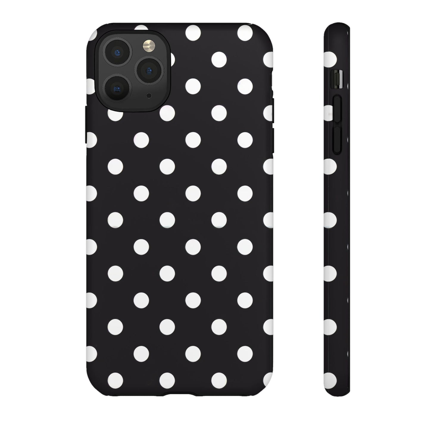 iphone case Classic Black & White Dots iPhone 11 Pro Max