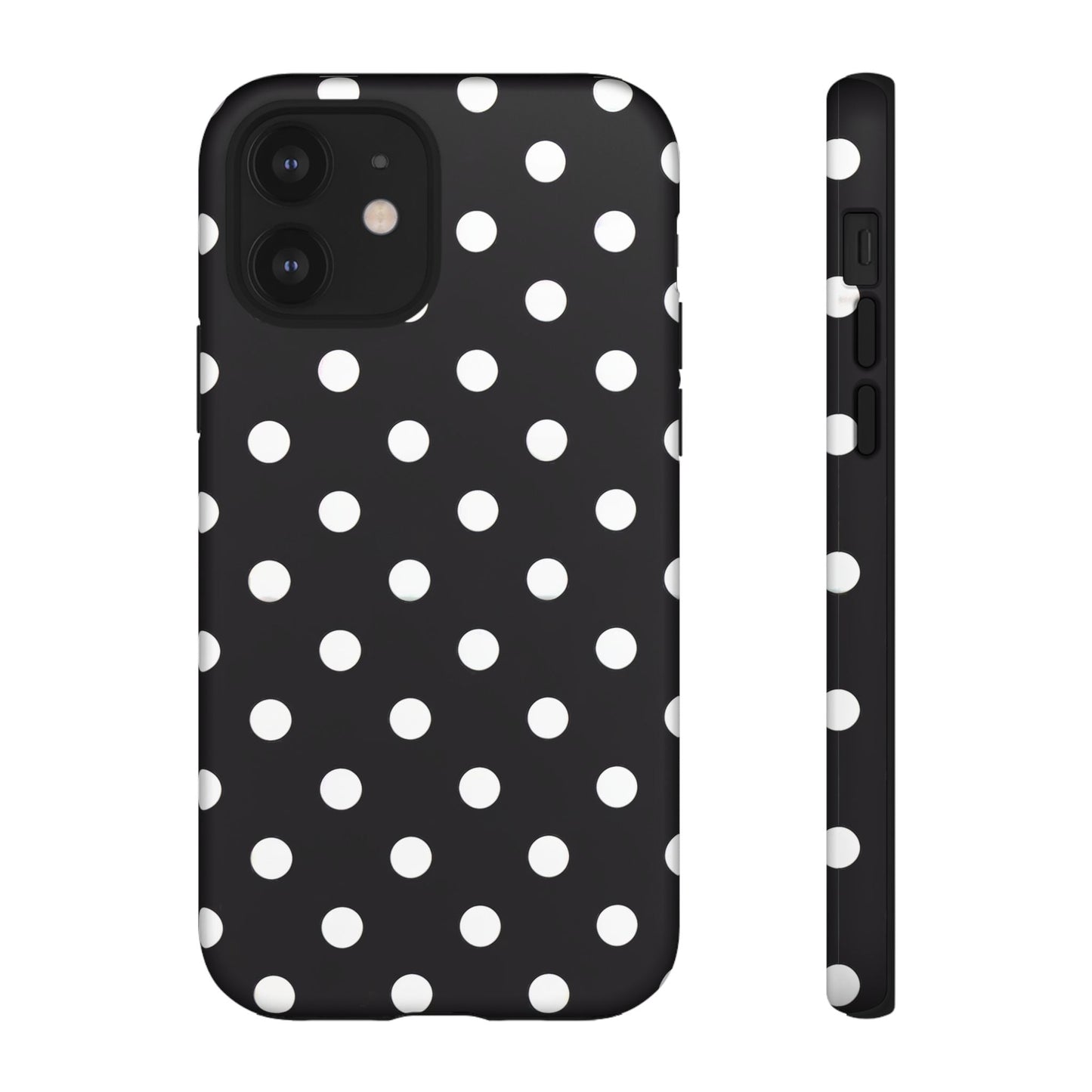 iphone case Classic Black & White Dots iPhone 12