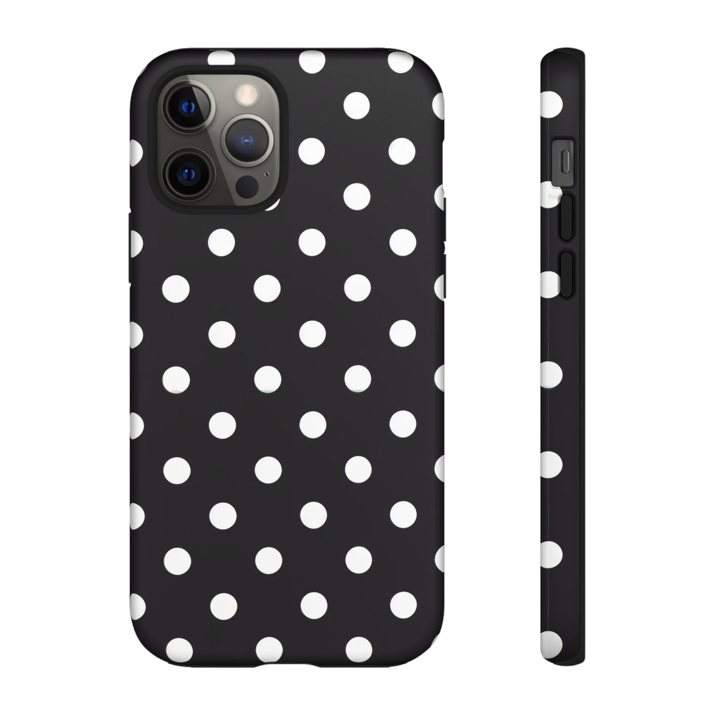iphone case Classic Black & White Dots iPhone 12 Pro