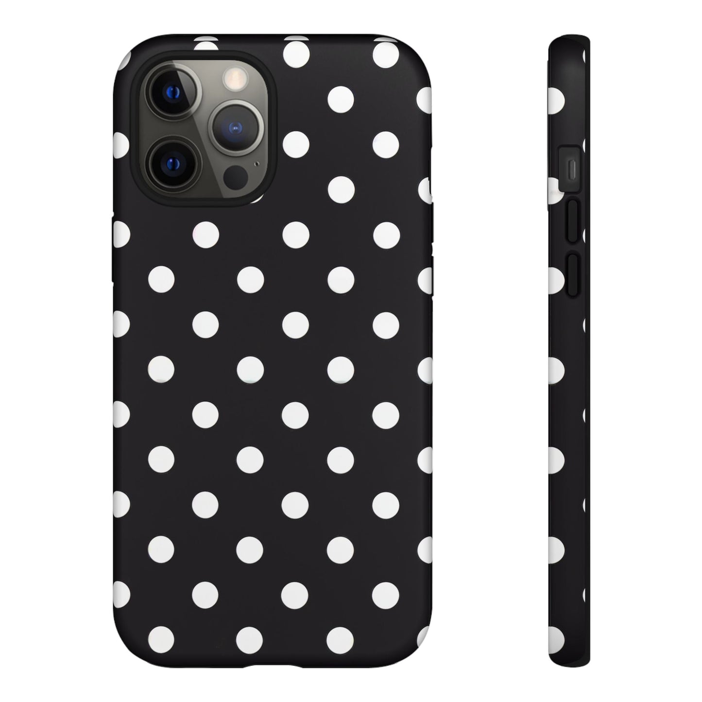 iphone case Classic Black & White Dots iPhone 12 Pro Max