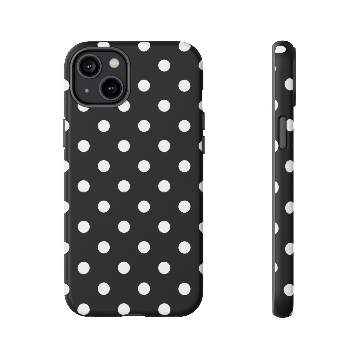 iphone case Classic Black & White Dots iPhone 14 Plus