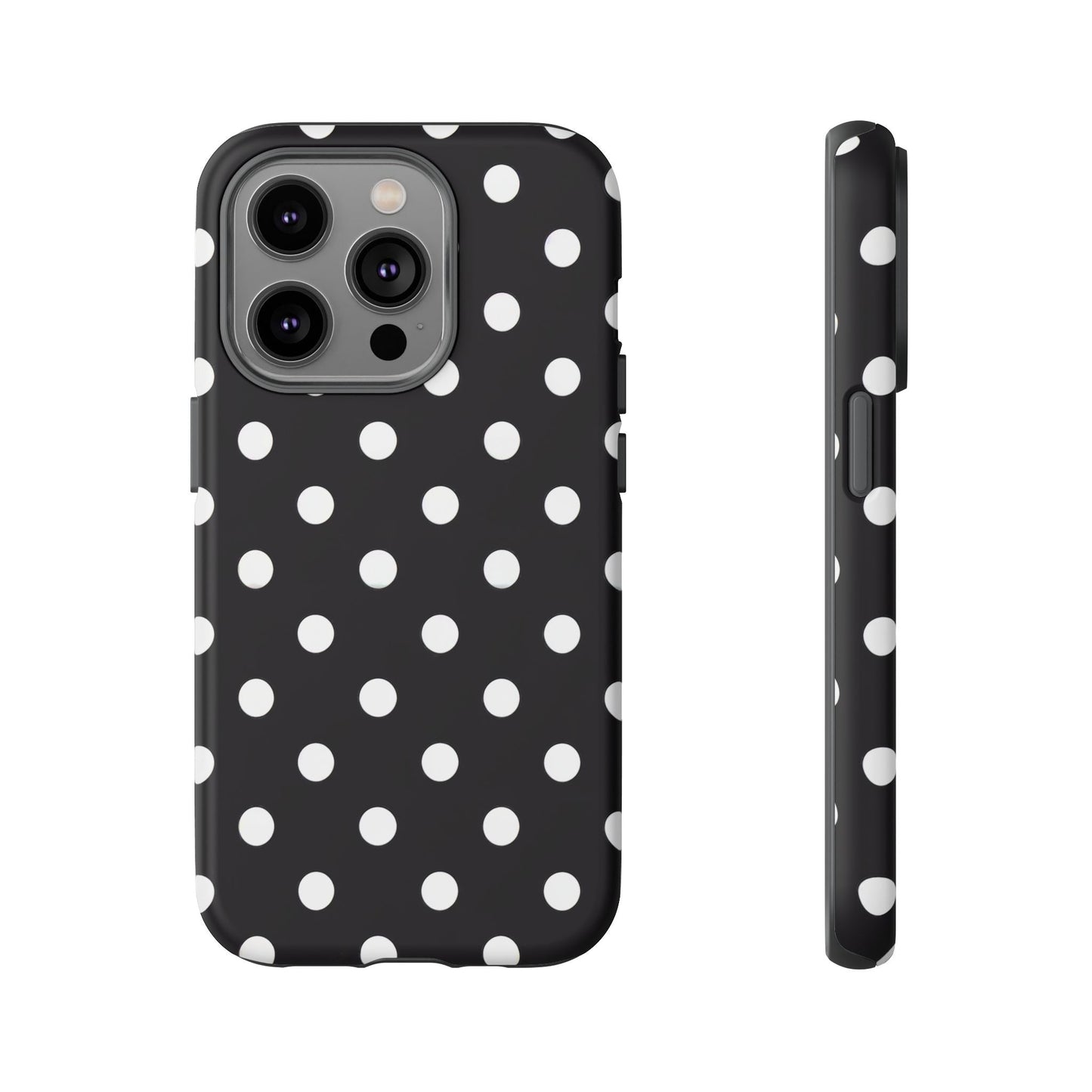iphone case Classic Black & White Dots iPhone 14 Pro