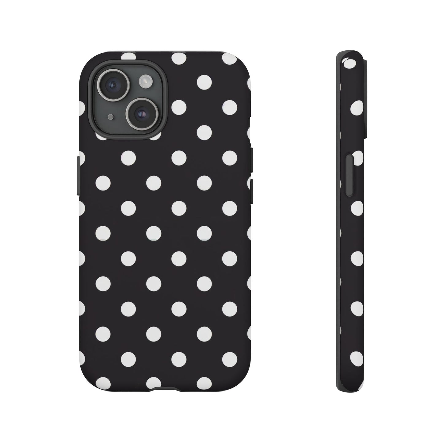 iphone case Classic Black & White Dots iPhone 15