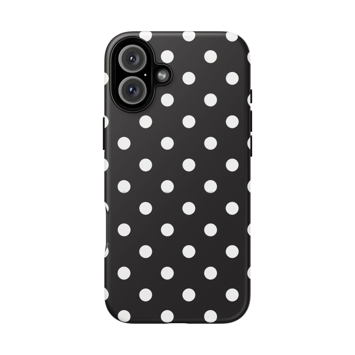 iphone case Classic Black & White Dots iPhone 16 Plus