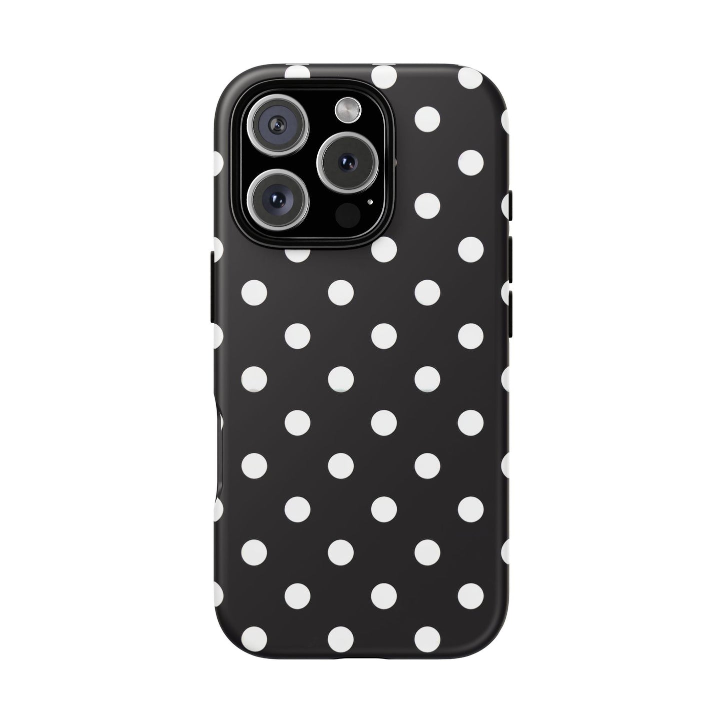 iphone case Classic Black & White Dots iPhone 16 Pro