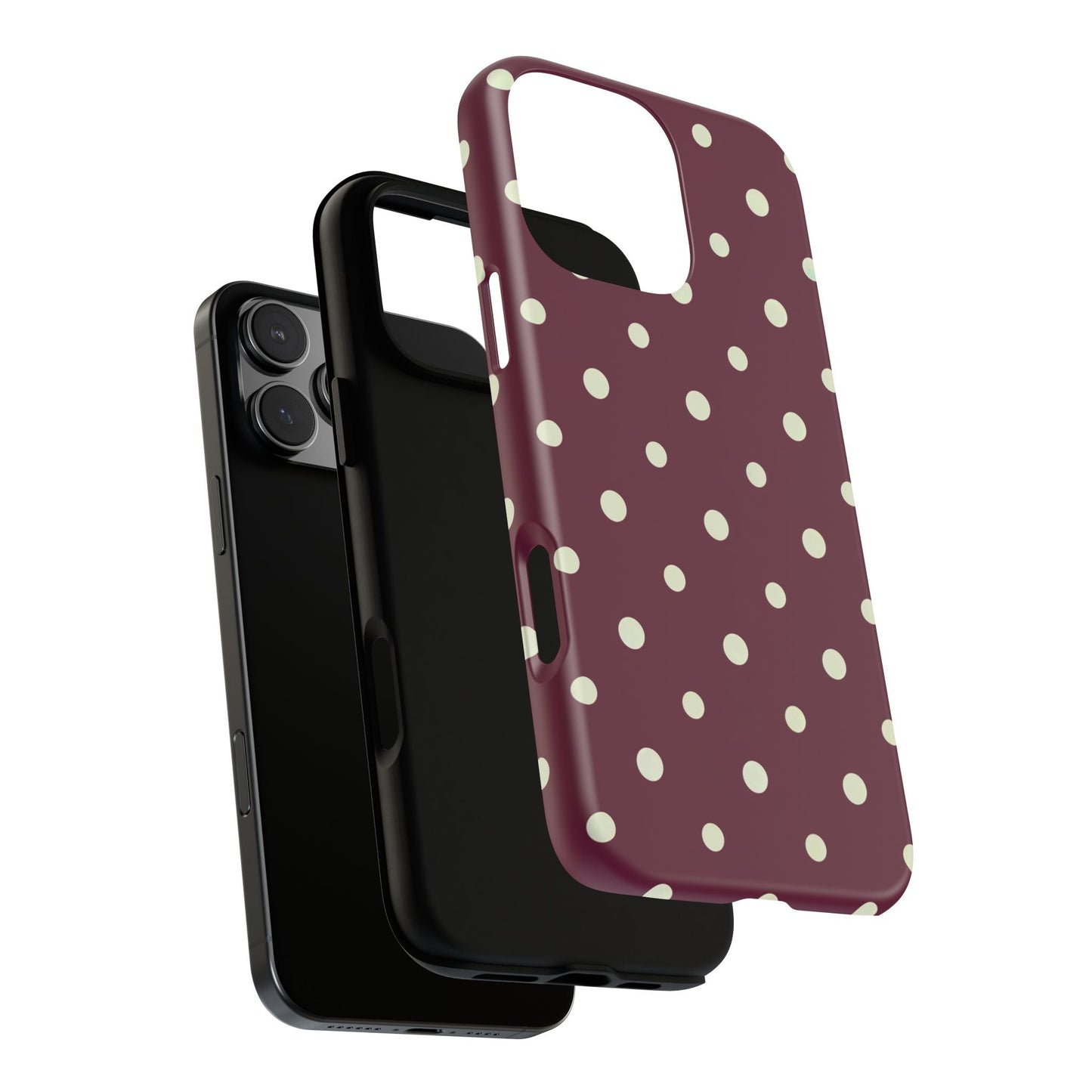 iphone case Classic Wine Dots