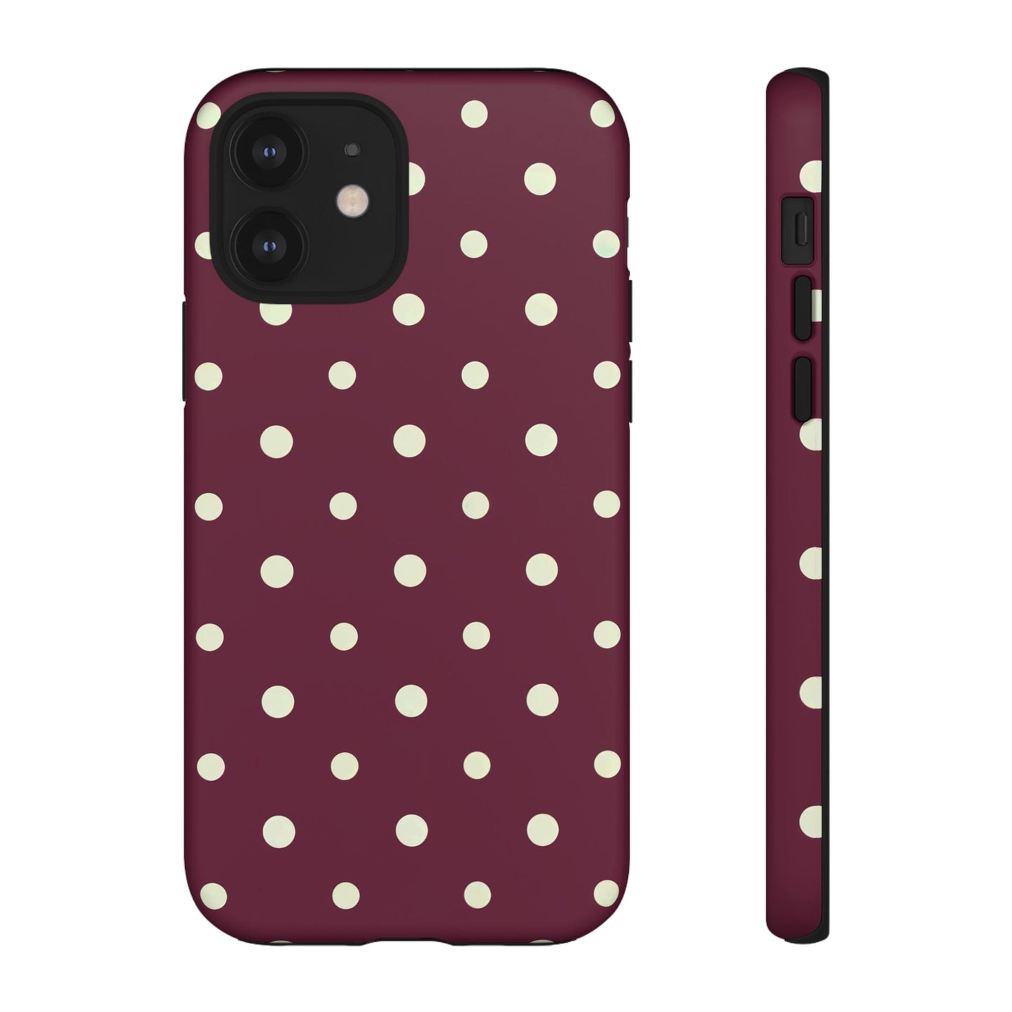 iphone case Classic Wine Dots iPhone 12