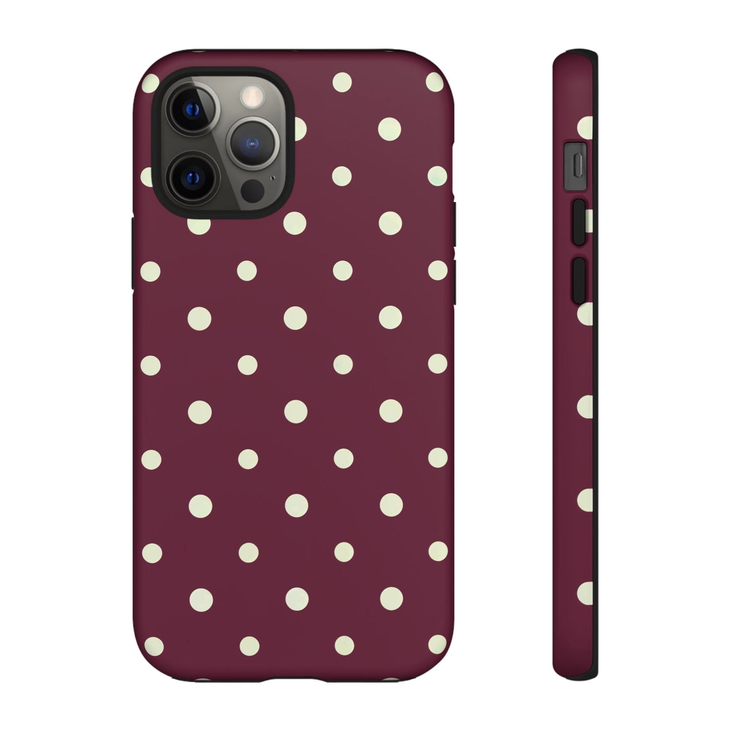 iphone case Classic Wine Dots iPhone 12 Pro