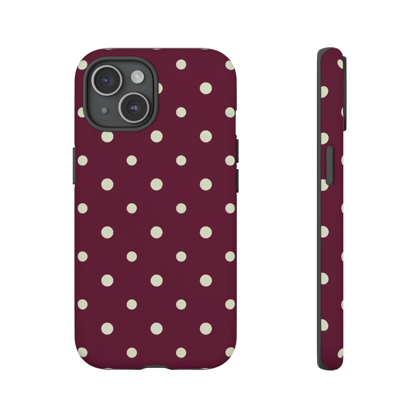 iphone case Classic Wine Dots iPhone 15