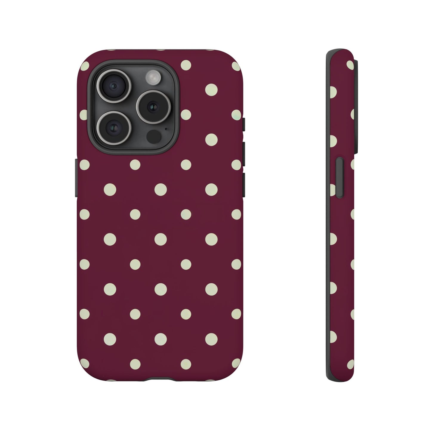 iphone case Classic Wine Dots iPhone 15 Pro