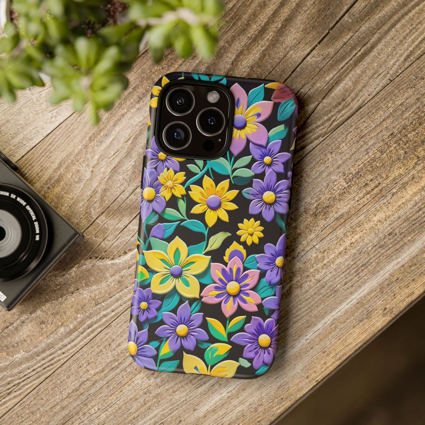 iphone case Clay Floral Garden