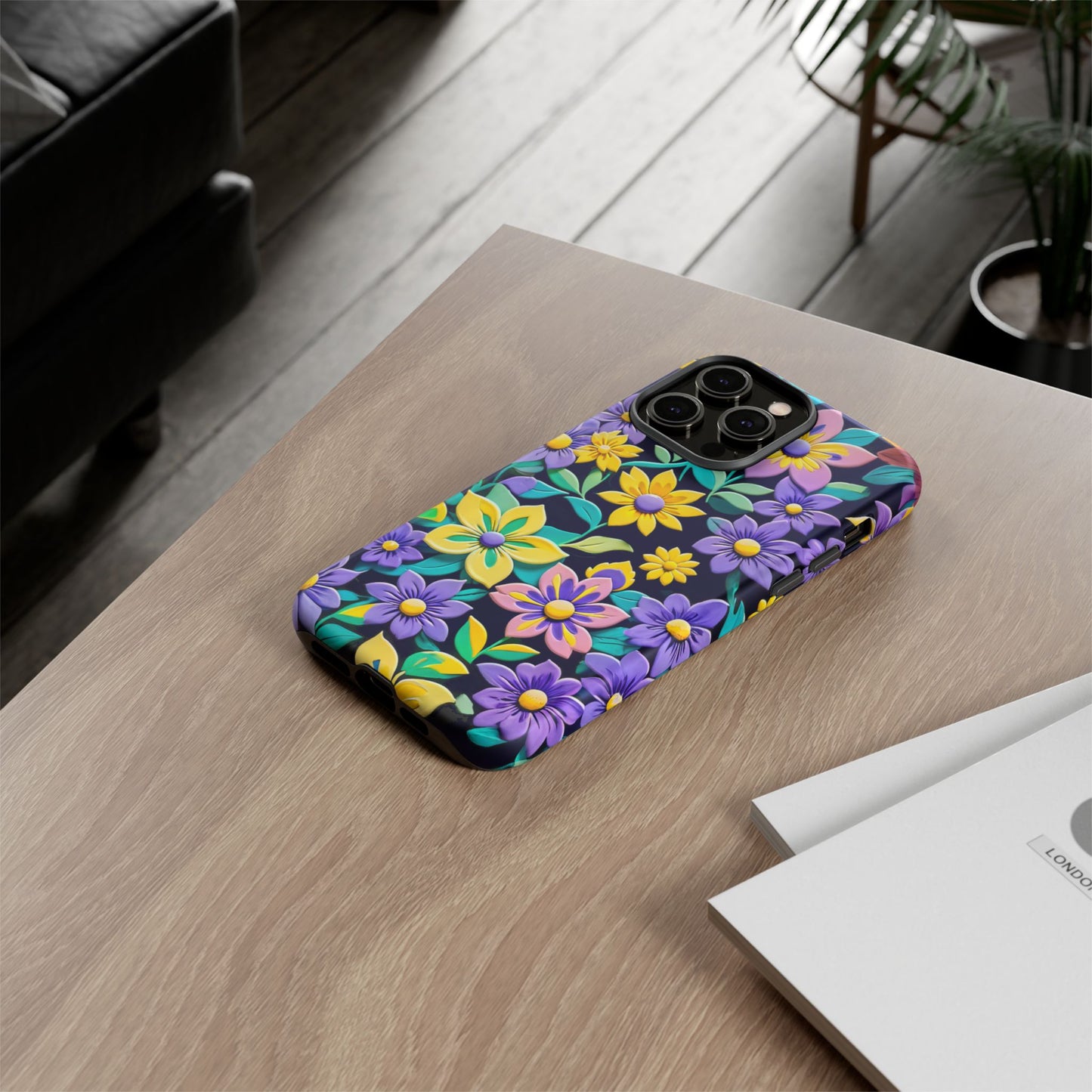 iphone case Clay Floral Garden