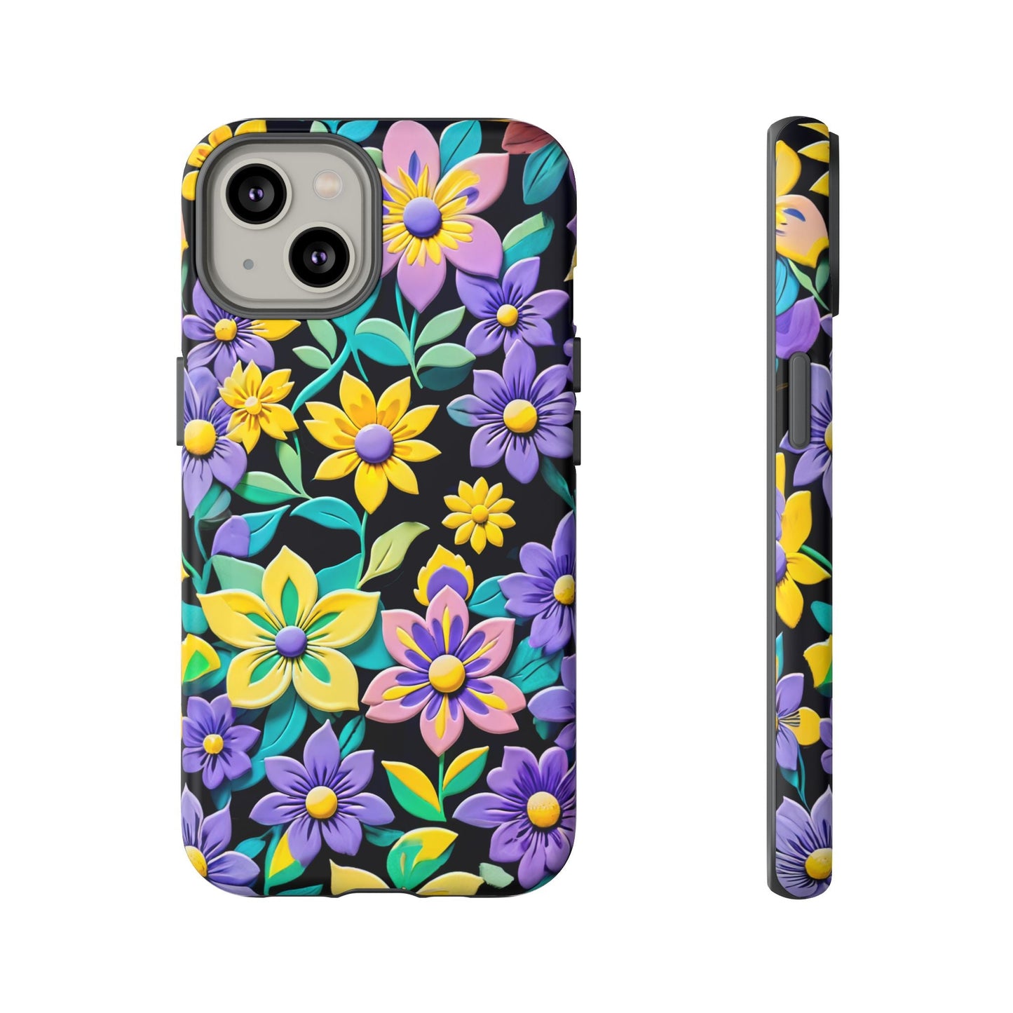 iphone case Clay Floral Garden iPhone 14
