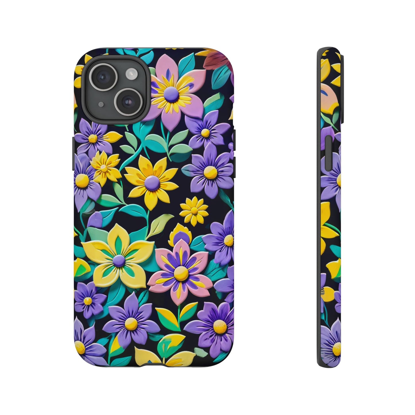 iphone case Clay Floral Garden iPhone 15 Plus