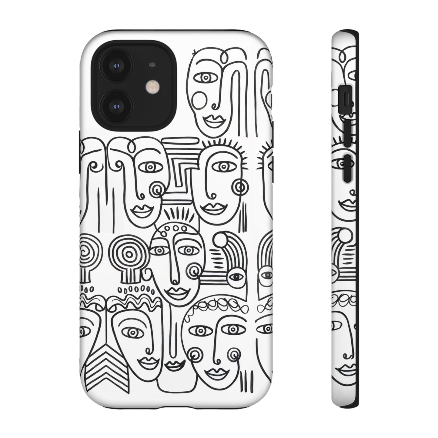 iphone case Collected Faces iPhone 12
