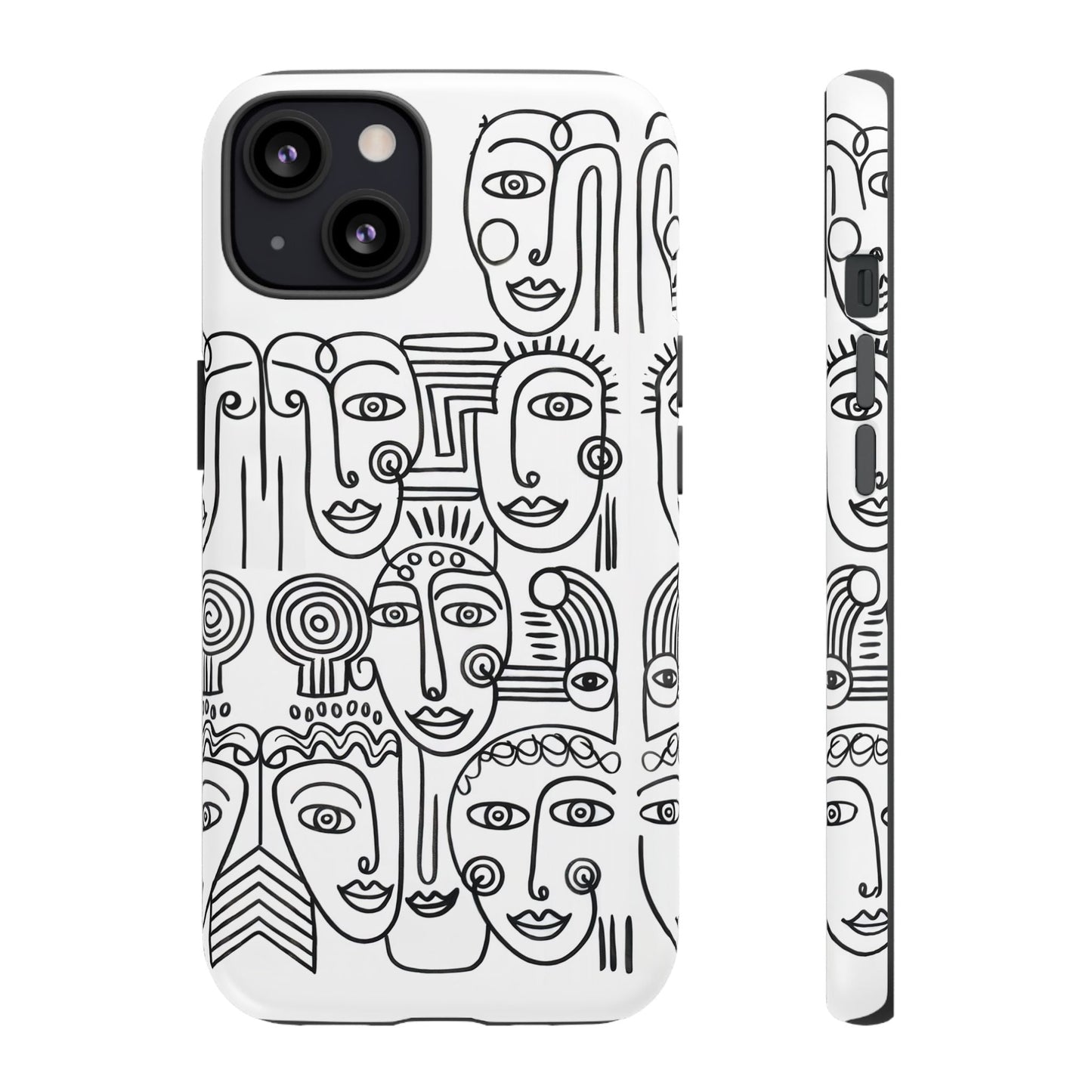iphone case Collected Faces iPhone 13