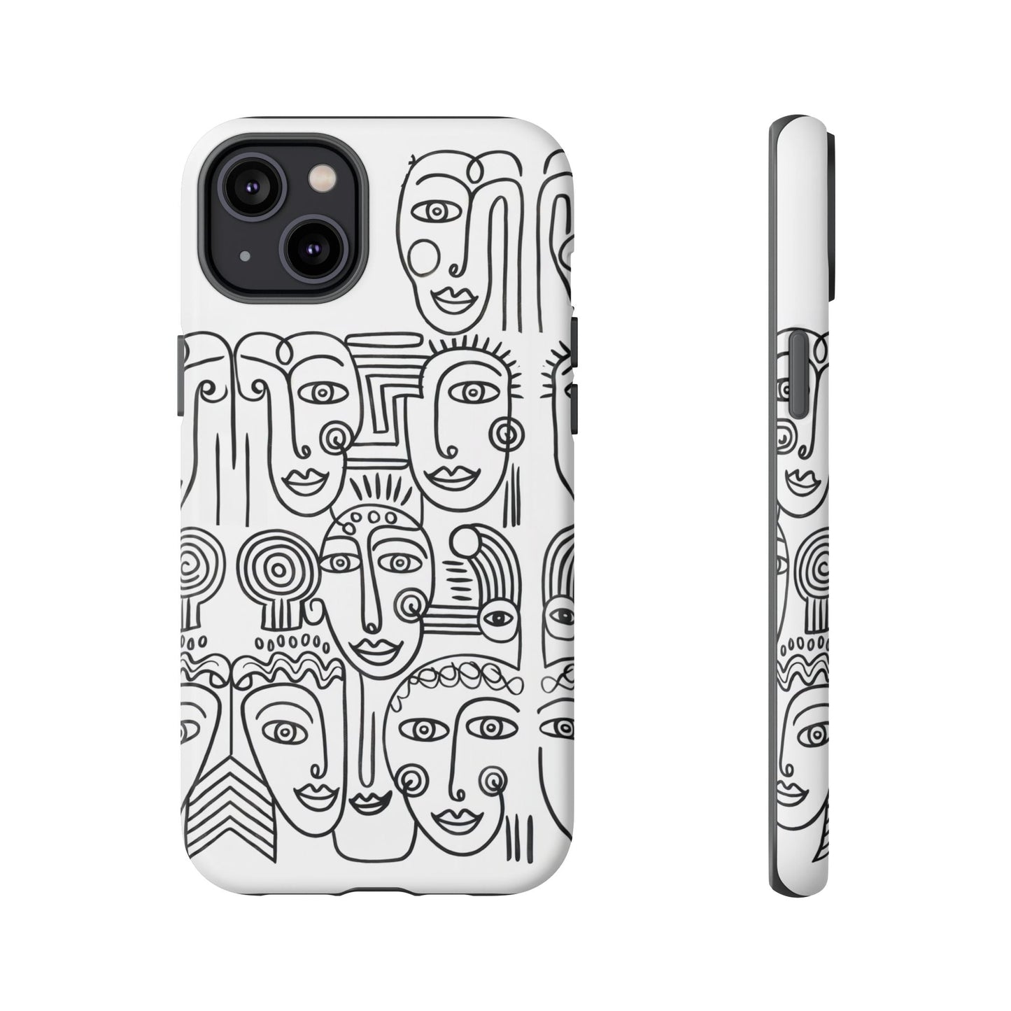 iphone case Collected Faces iPhone 14 Plus
