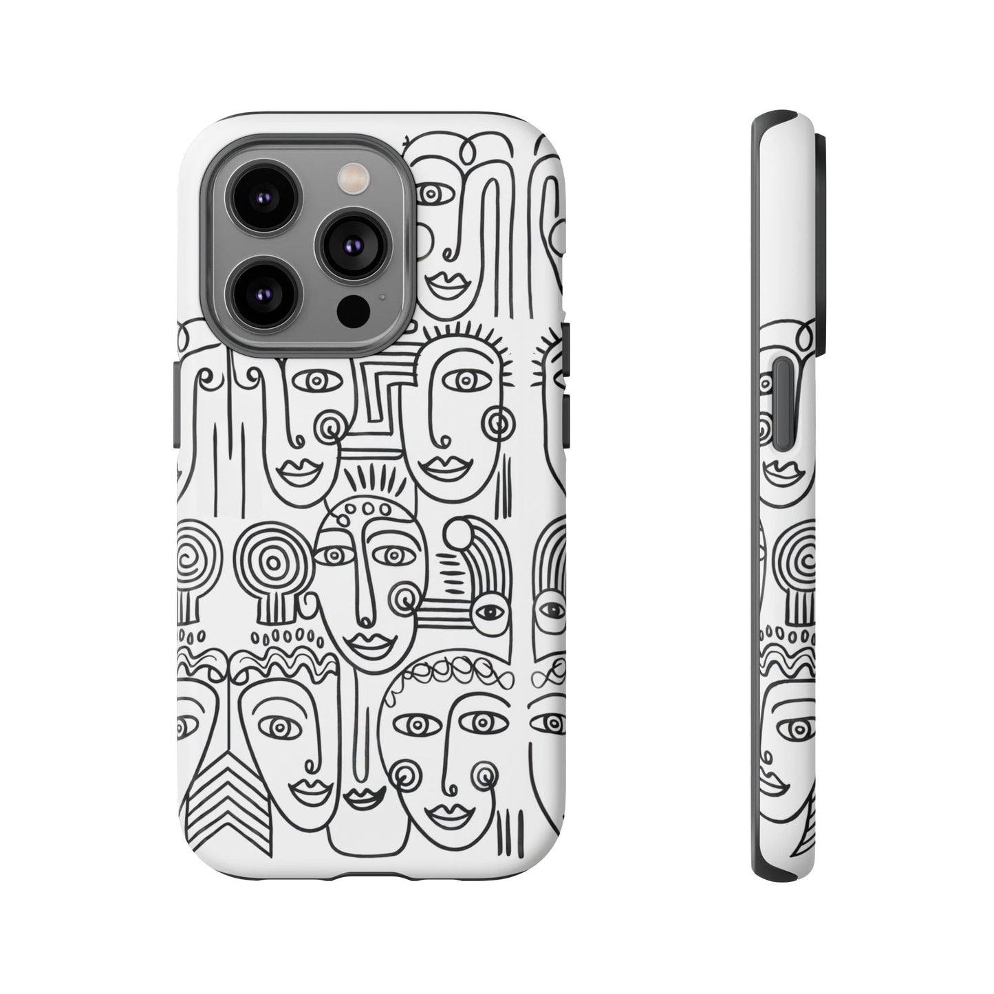 iphone case Collected Faces iPhone 14 Pro