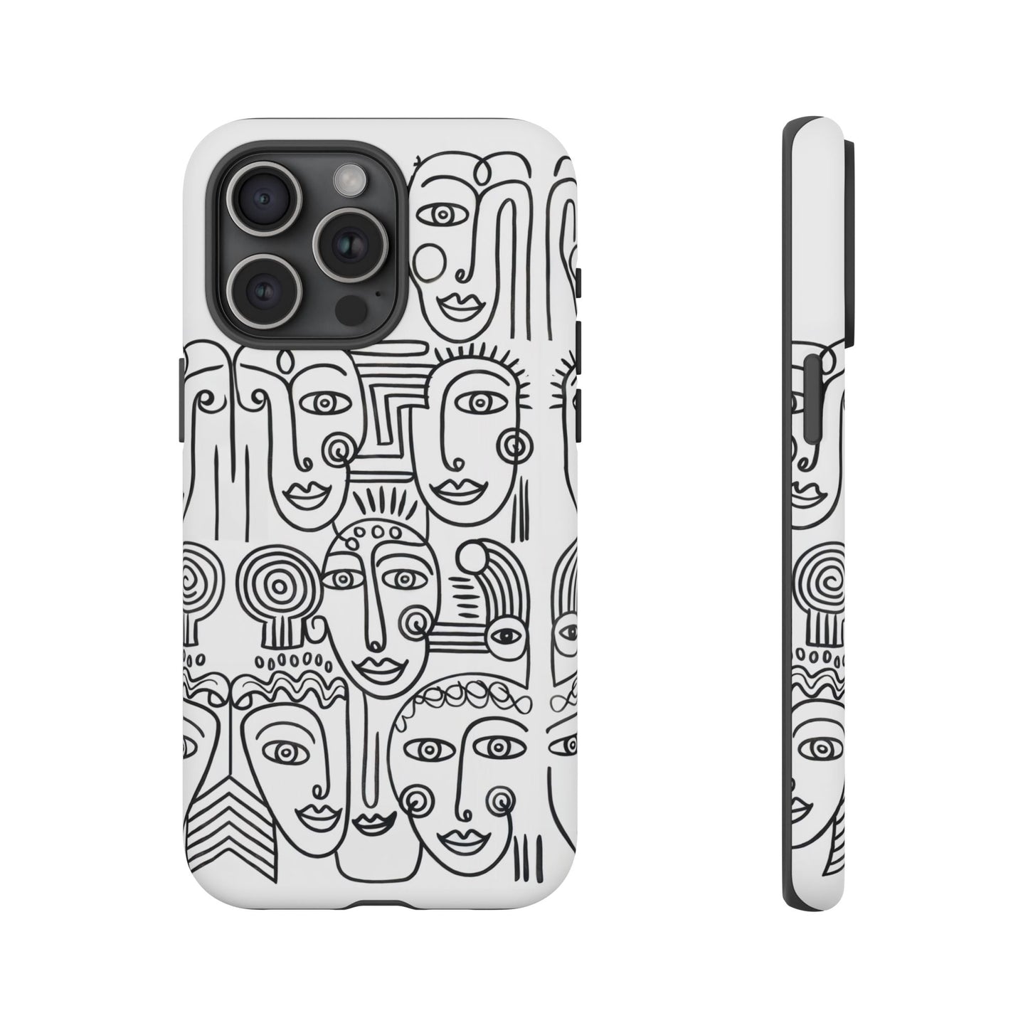 iphone case Collected Faces iPhone 15 Pro Max