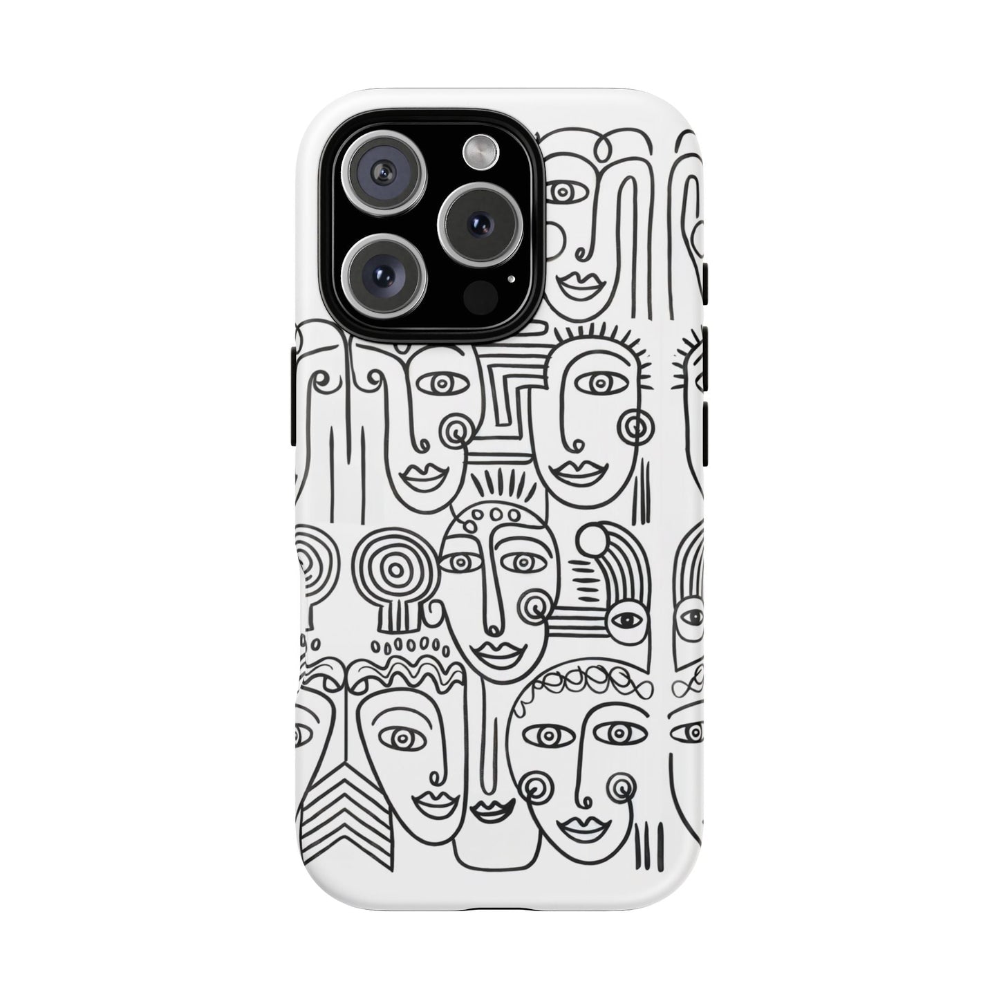 iphone case Collected Faces iPhone 16 Pro