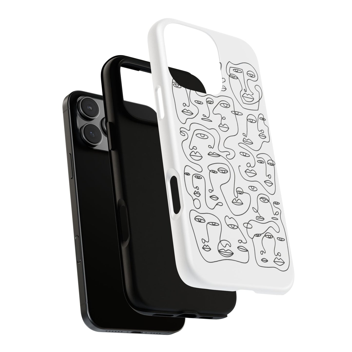 iphone case Continuous Line Faces