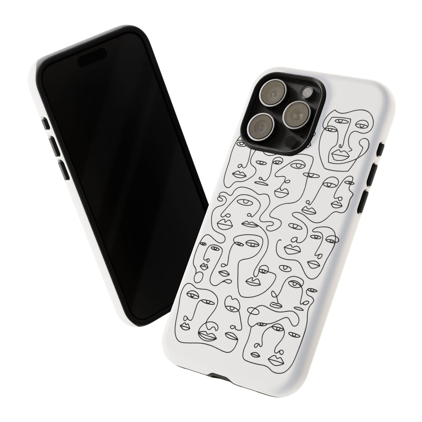 iphone case Continuous Line Faces