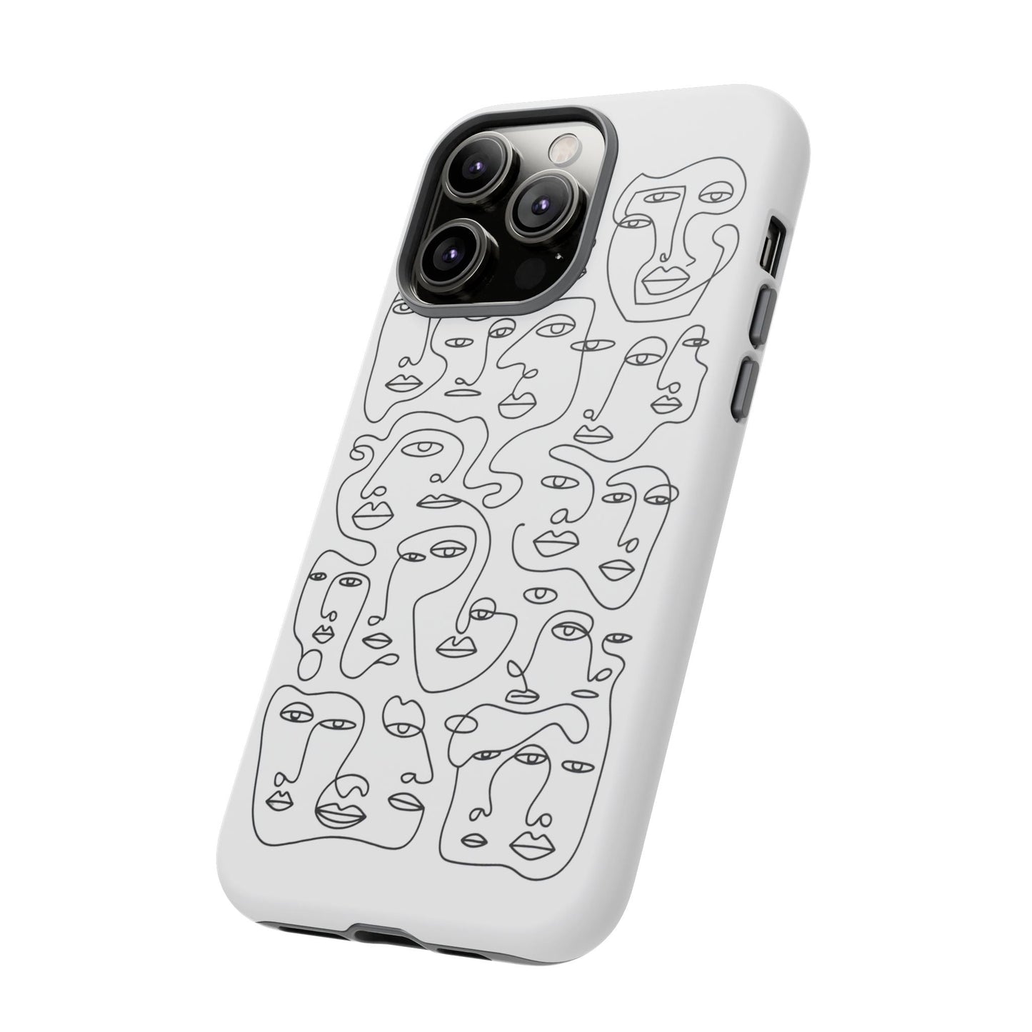 iphone case Continuous Line Faces