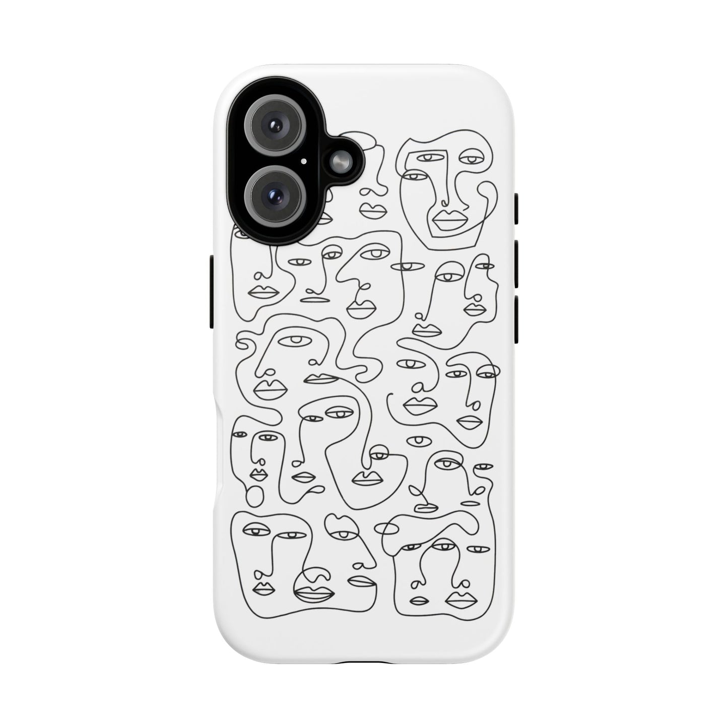 iphone case Continuous Line Faces iPhone 16