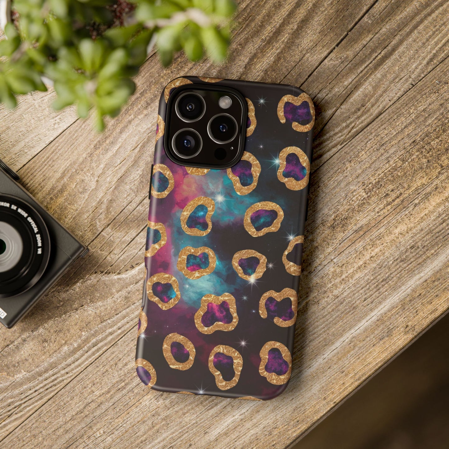 iphone case Cosmic Leopard Print