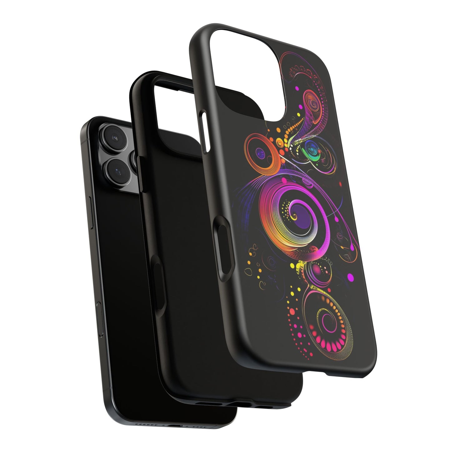 iphone case Cosmic Neon Spiral